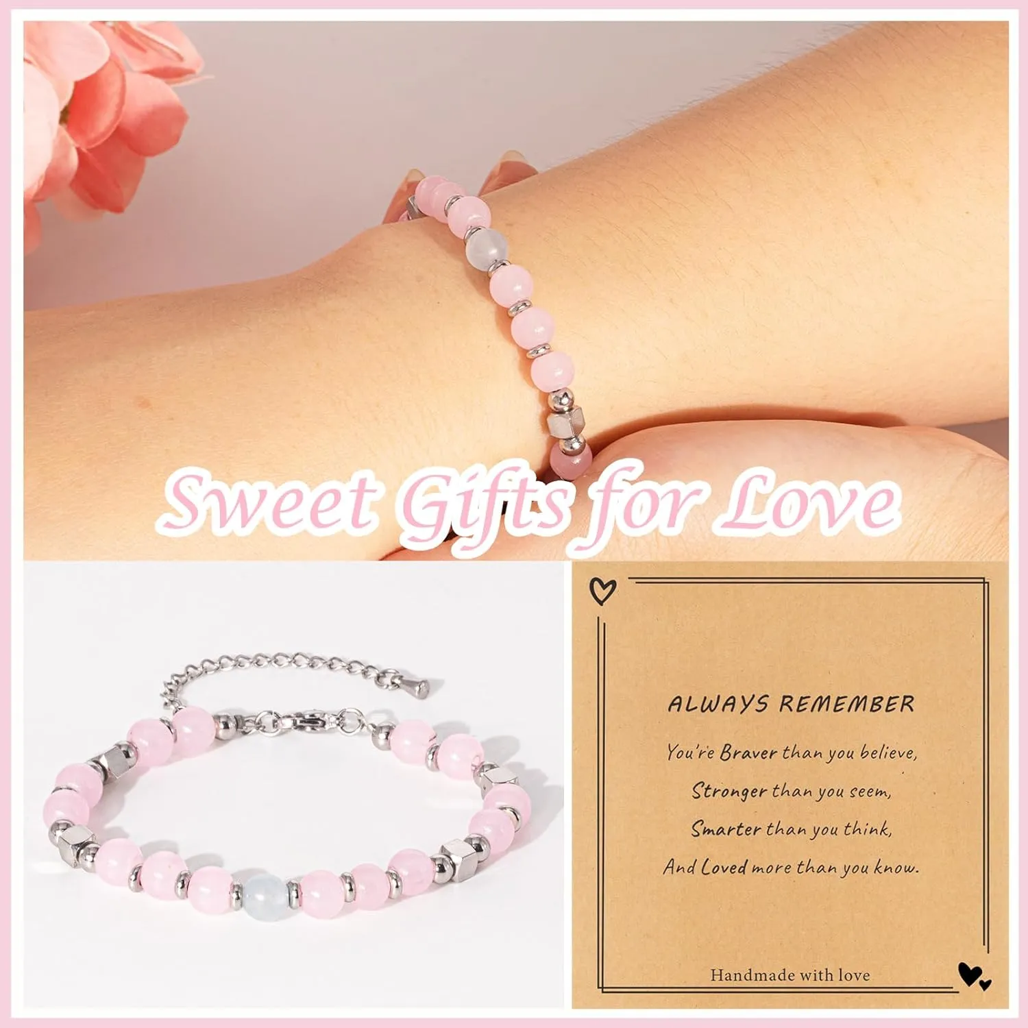 2025 Graduation Gifts for Her/Girls/Women Graduation Bracelet Tiny Gemstone Compass Bracelet as 5th Grade 8th Grade High School College Master Degree Class of 2025 Graduation Gifts