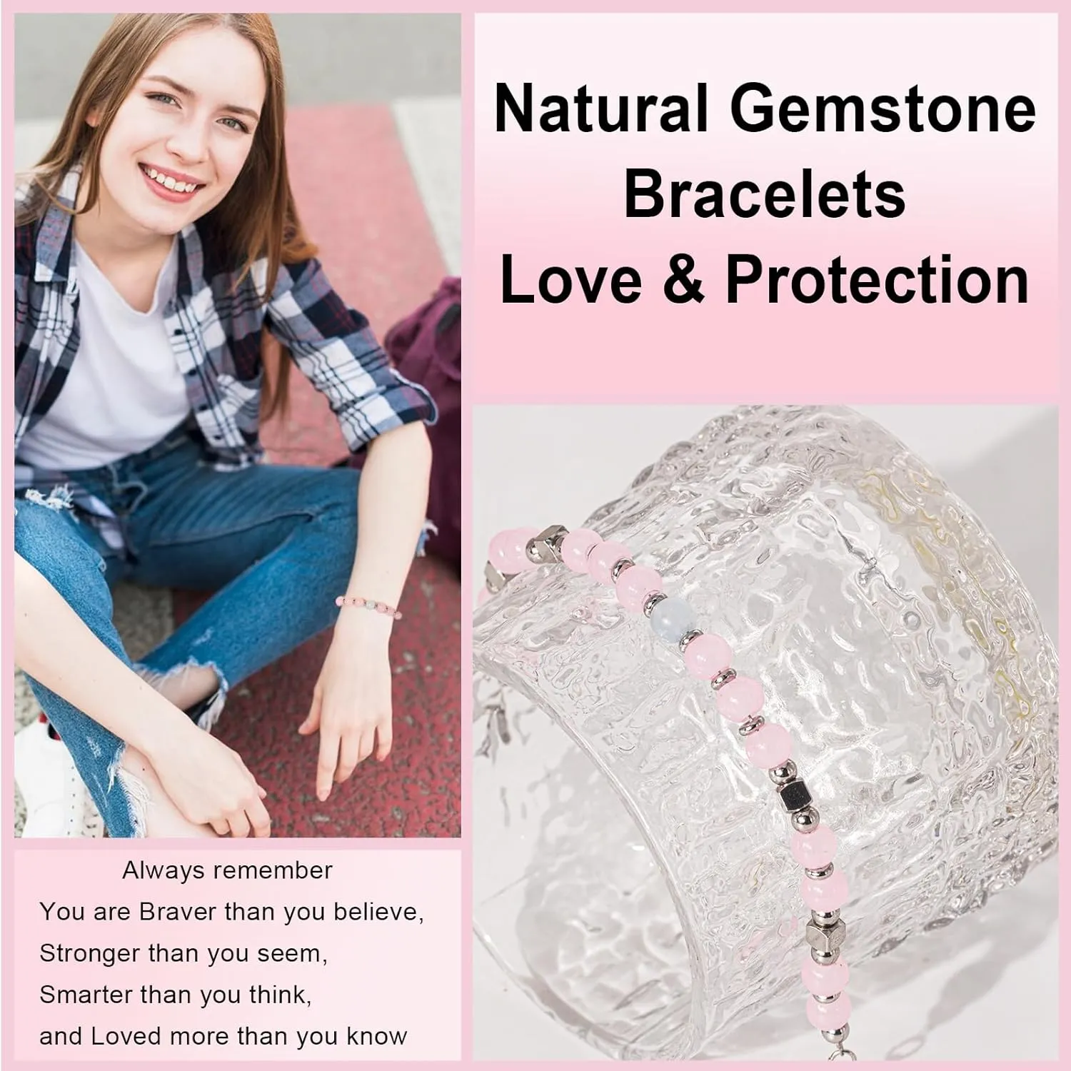 2025 Graduation Gifts for Her/Girls/Women Graduation Bracelet Tiny Gemstone Compass Bracelet as 5th Grade 8th Grade High School College Master Degree Class of 2025 Graduation Gifts