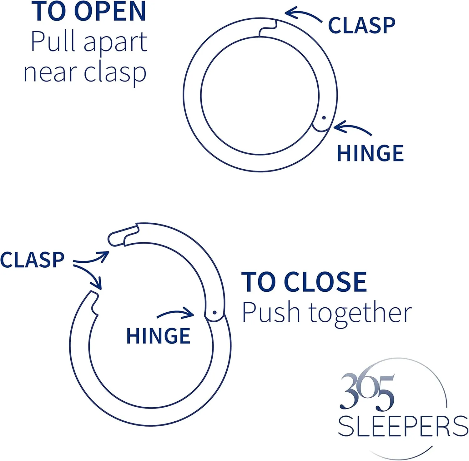 365 SLEEPERS 2PCS Titanium Implant Grade 20G Septum Jewelry Hinged Segment Ring Body Piercing Hoop Lip Rings Helix Cartilage Rook Sleeper Earrings Nickel Free Hypoallergenic 6mm  10mm