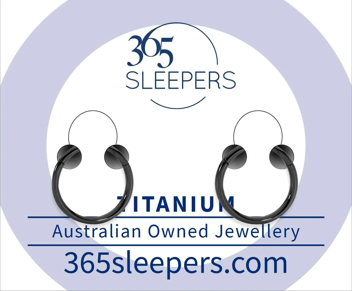 365 SLEEPERS 2PCS Titanium Implant Grade 20G Septum Jewelry Hinged Segment Ring Body Piercing Hoop Lip Rings Helix Cartilage Rook Sleeper Earrings Nickel Free Hypoallergenic 6mm  10mm
