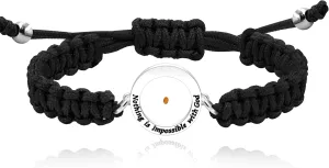 Adjustable Handmade Braided String Bracelet I Mustard Seed Bracelets Inspirational Christian Gift