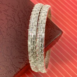 American Diamond Stone Bangles (Design 16)