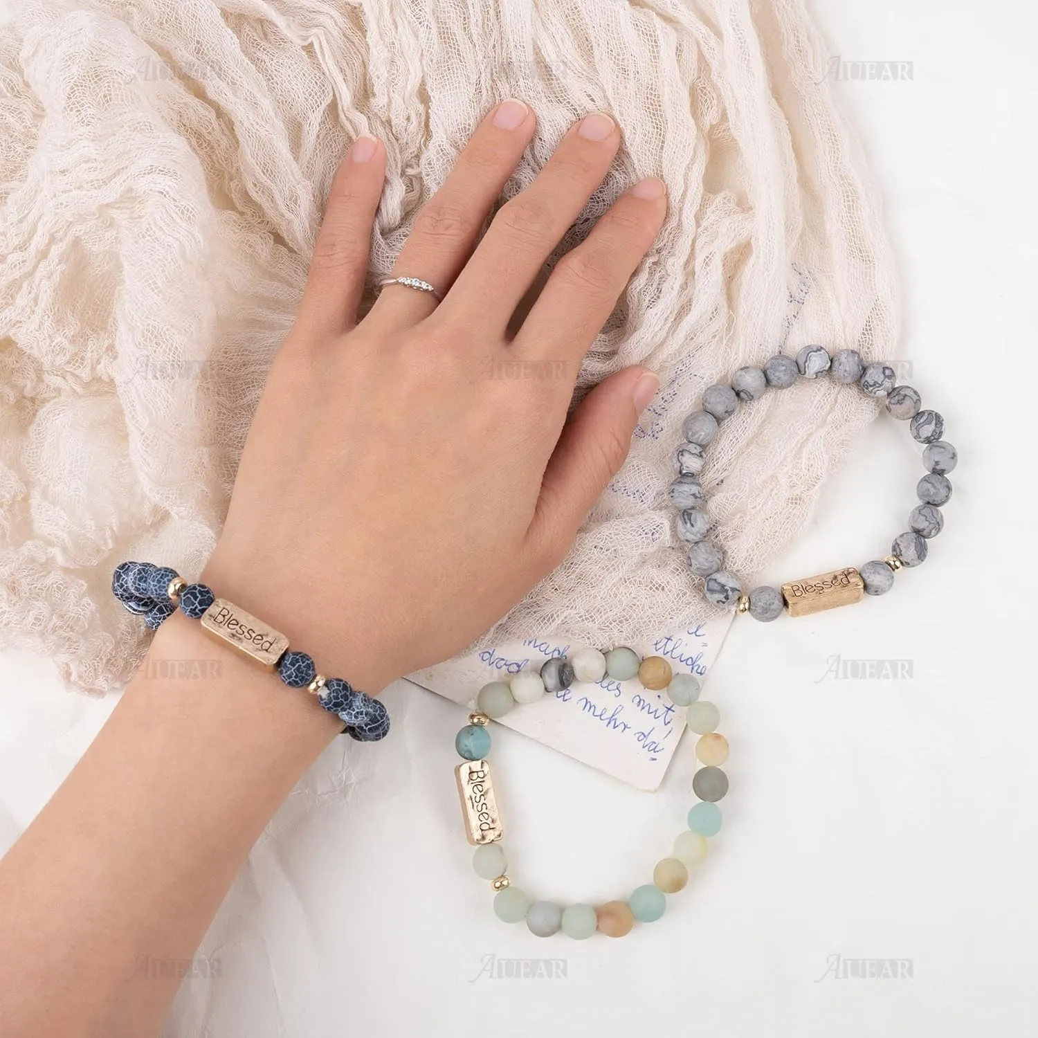 AUEAR, Best Friends Forever Bracelet Inspirational Friendship Bracelets for Sister Women Girls