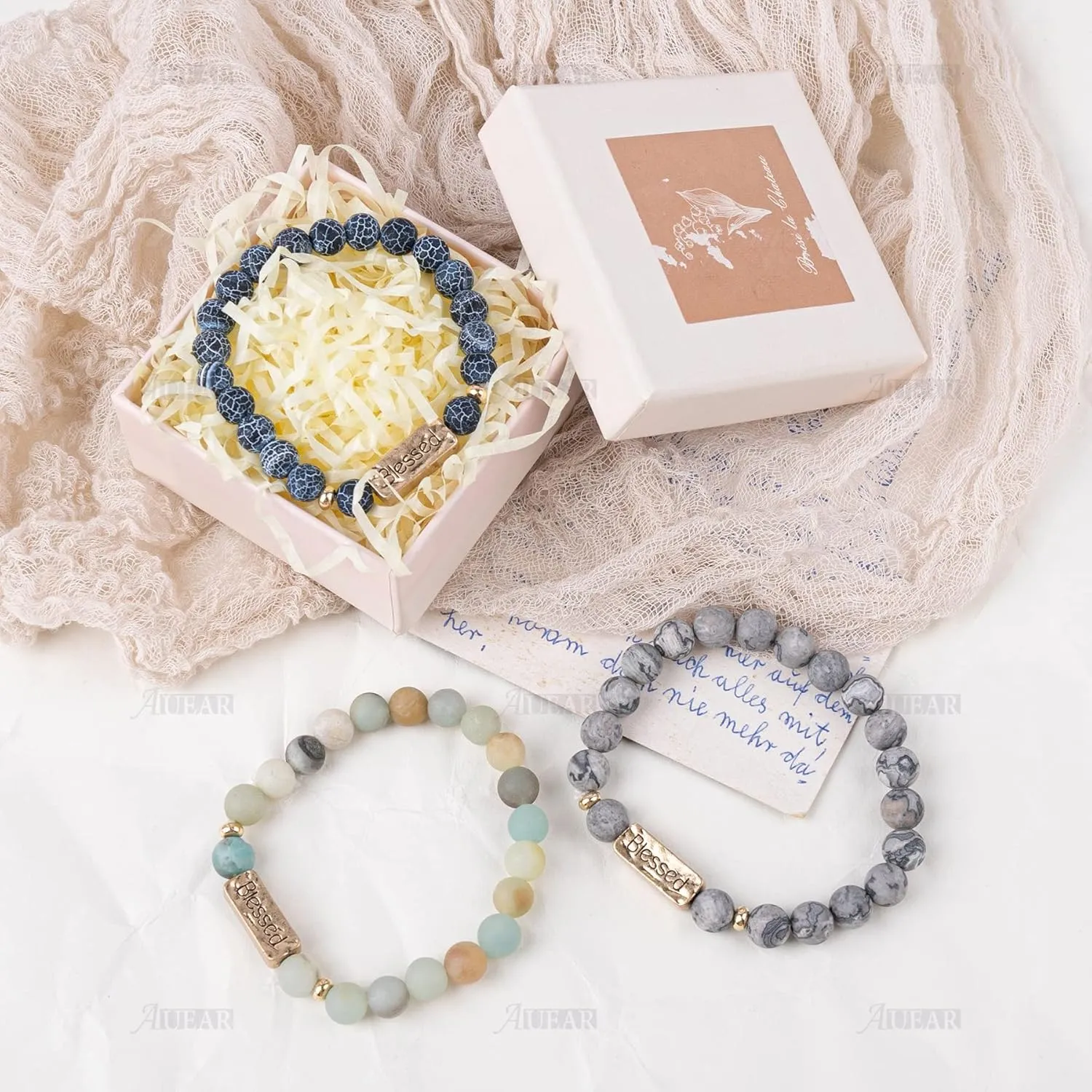 AUEAR, Best Friends Forever Bracelet Inspirational Friendship Bracelets for Sister Women Girls