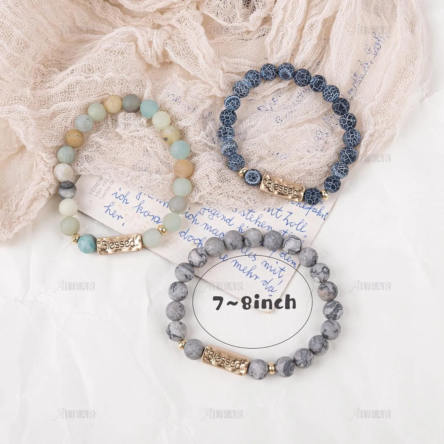 AUEAR, Best Friends Forever Bracelet Inspirational Friendship Bracelets for Sister Women Girls