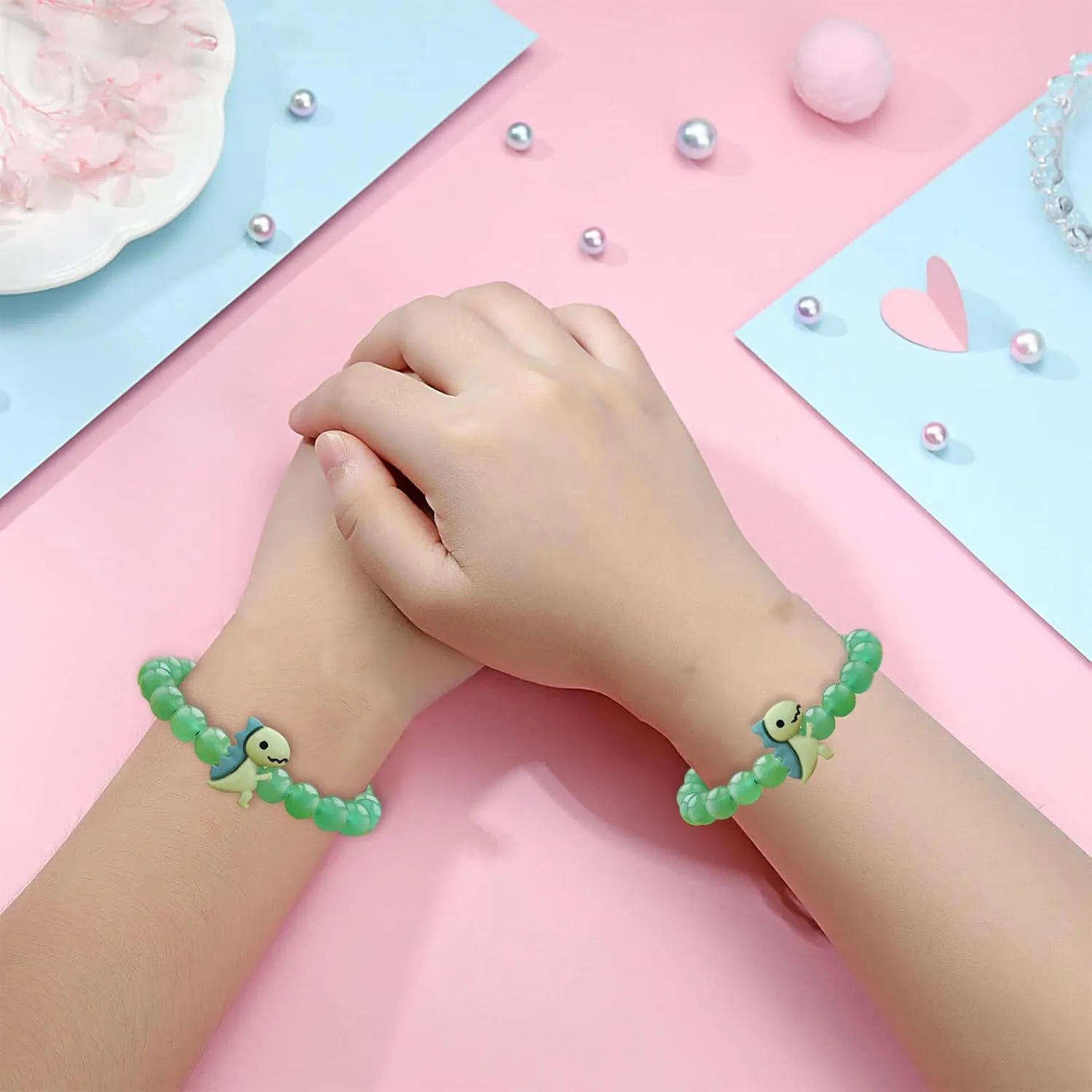 Back to School Outfits First Day of School Bracelet Back to School Gifts Adjustable Mommy and Me Bracelets Cute Clay Bracelets for Mother Daughter