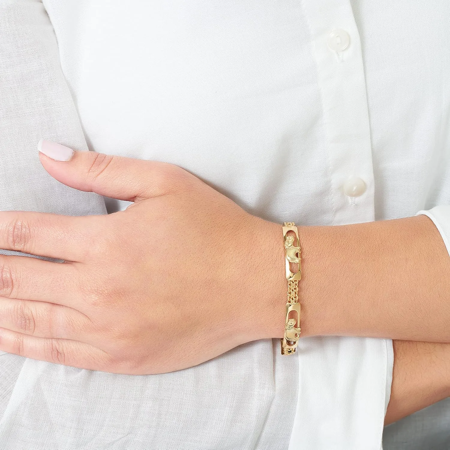 Barzel 18K Gold Plated Elephant Bracelets Elephant Gifts For Women Elephant Jewelry