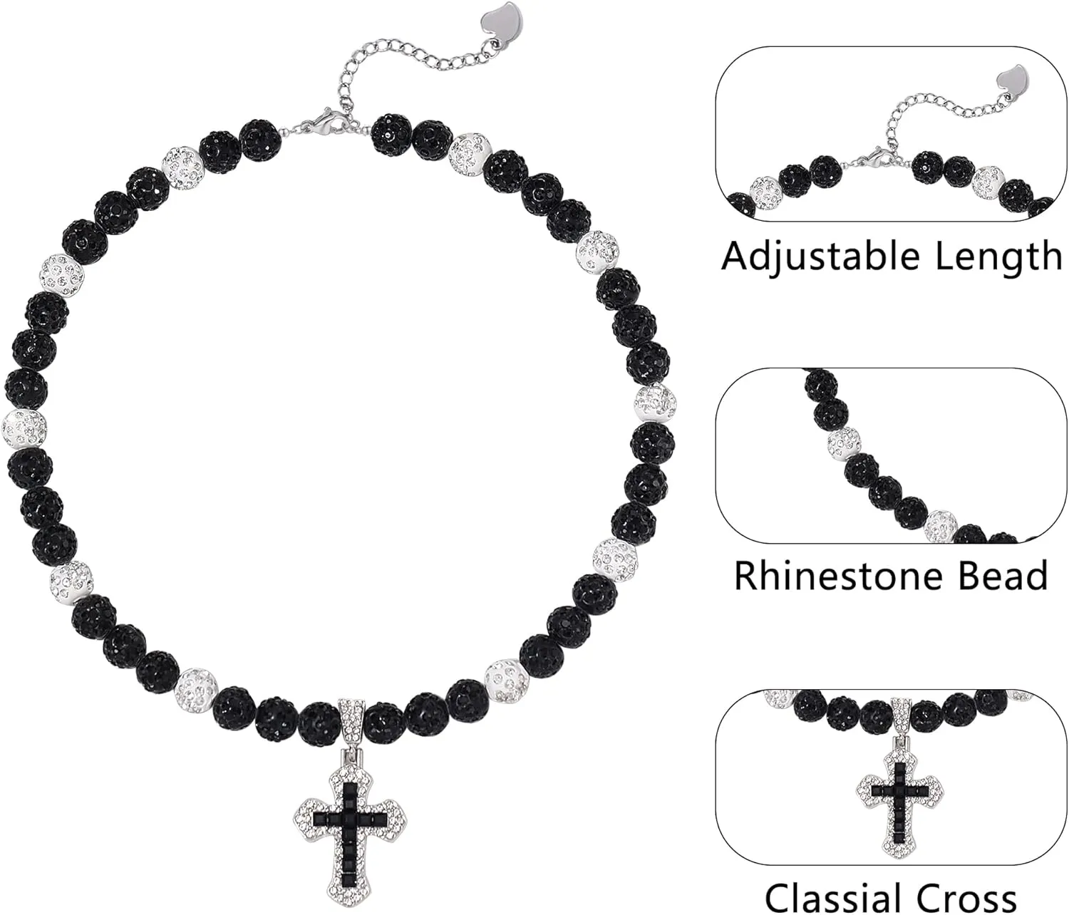 Baseball Necklaces Initial Necklace Baseball Coach Gifts Beaded Adjustable Letter A-Z Bling Baseball Necklace Rhinestone Baseball Accessories Stocking Stuffers for Teens Christmas Jewelry