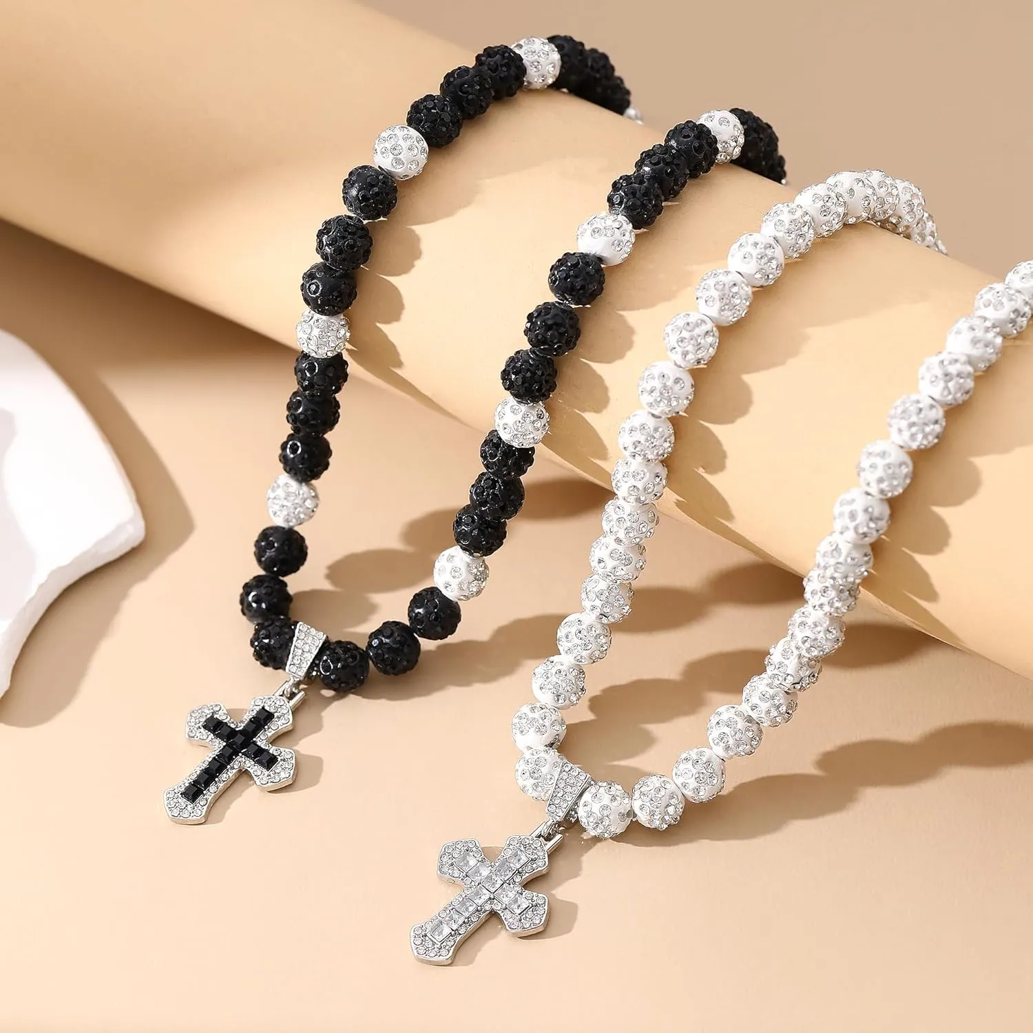 Baseball Necklaces Initial Necklace Baseball Coach Gifts Beaded Adjustable Letter A-Z Bling Baseball Necklace Rhinestone Baseball Accessories Stocking Stuffers for Teens Christmas Jewelry