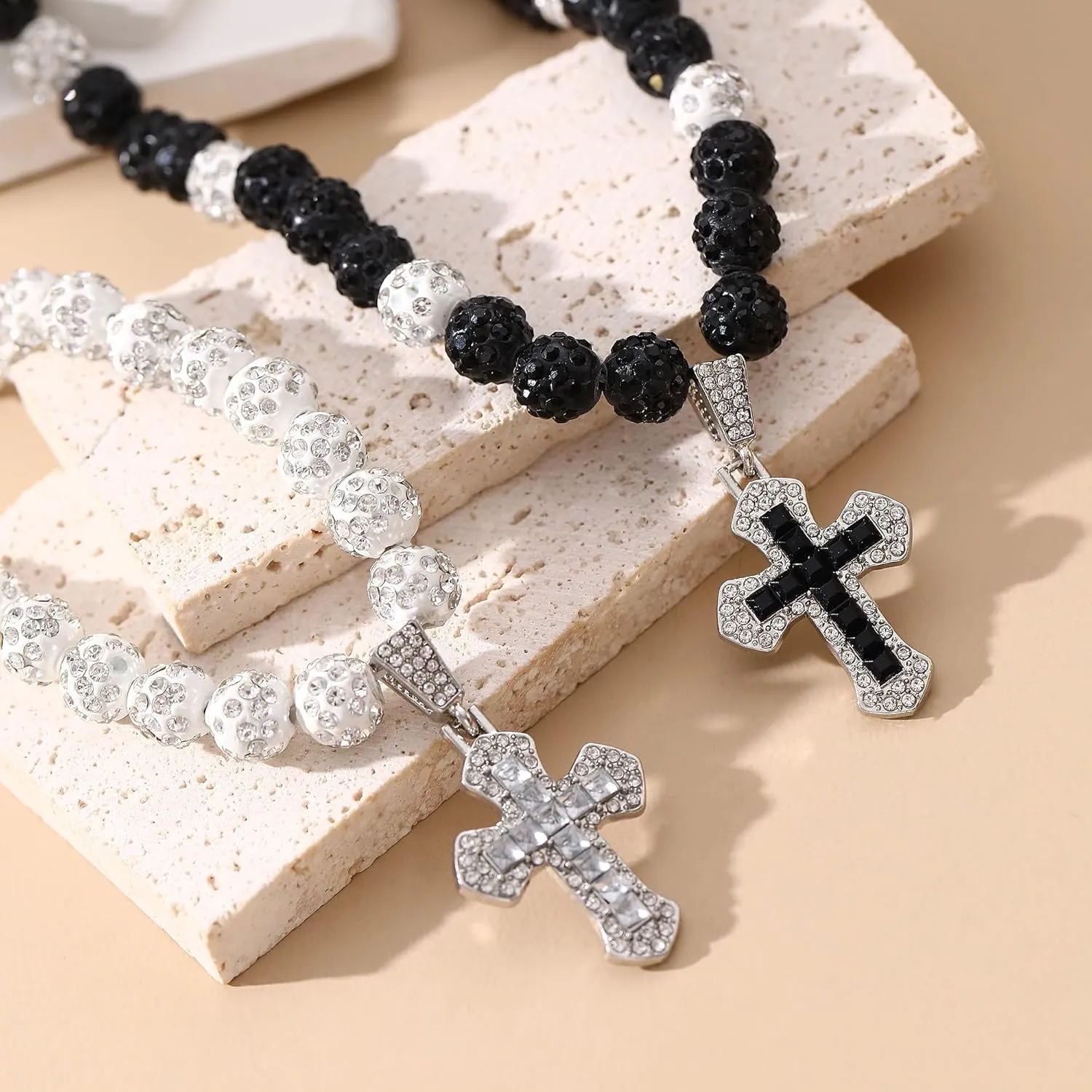 Baseball Necklaces Initial Necklace Baseball Coach Gifts Beaded Adjustable Letter A-Z Bling Baseball Necklace Rhinestone Baseball Accessories Stocking Stuffers for Teens Christmas Jewelry