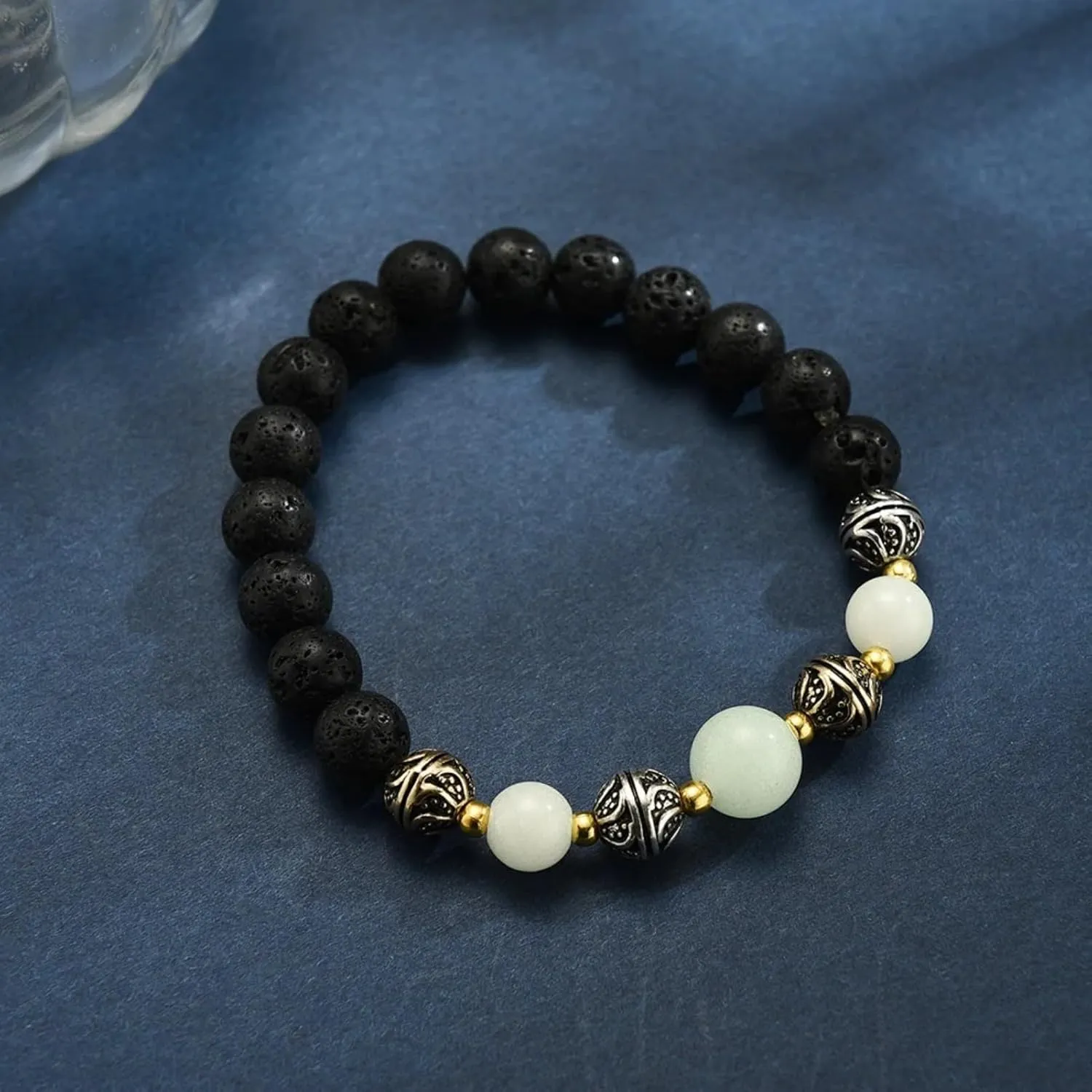 Beads Bracelet Luminous Night Fluorescence Glow in The Dark Bracelet for Men Women Jewelry Gift