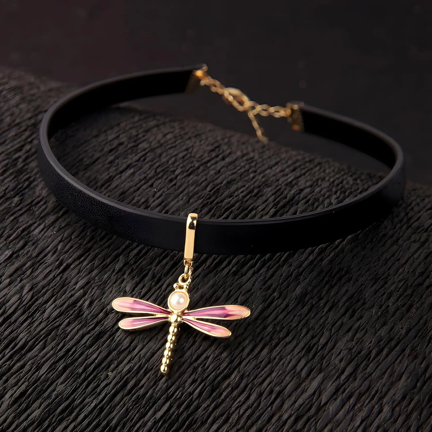 Black Choker Black Necklaces for Women, Adjustable Layered Velvet Leather Lace Collar Necklace, Goth Jewelry Gifts.Black Choker Necklace for Women Black Velvet Choker