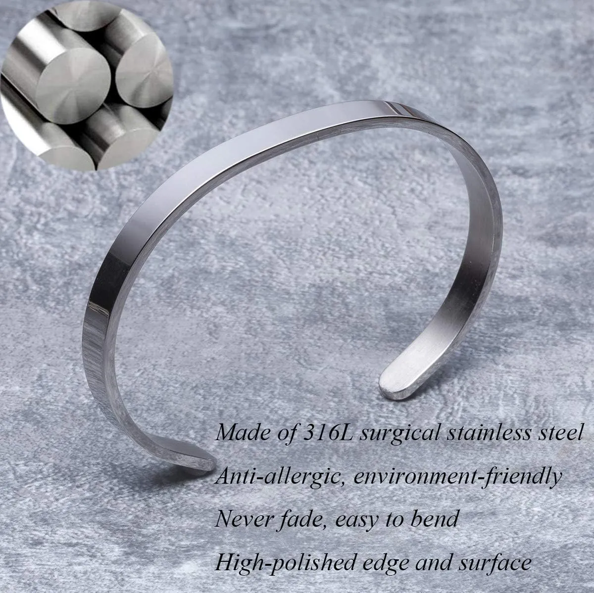 Bracelets for Women Inspirational Bangle Friend Encouragement Christmas Birthday Gifts for Her