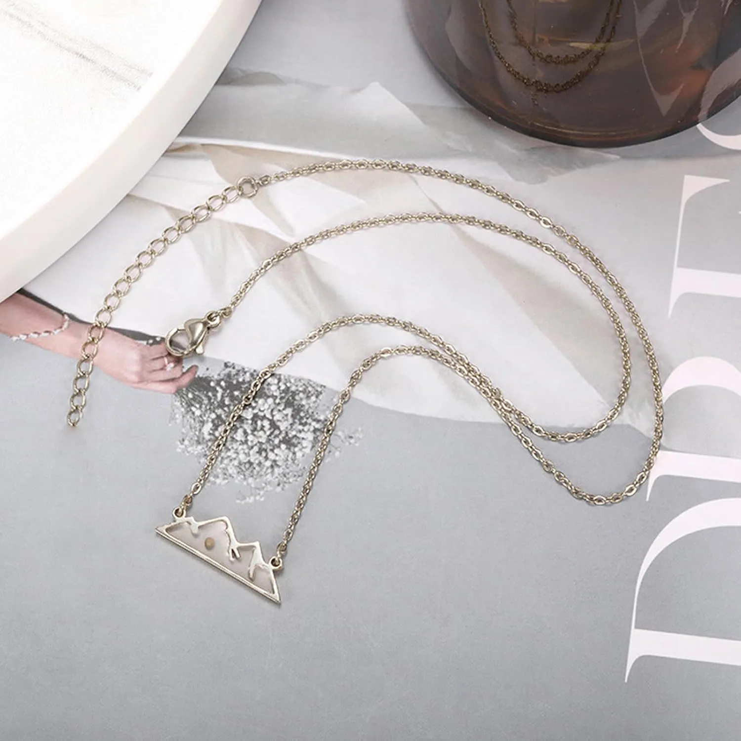Christian Gifts Mustard Seed Necklace for Women,Move Mountains Shell Necklaces Christian Faith Jewelry for Women