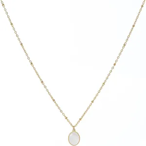 Crystal Gold Necklace For Women Dainty 14K Gold Plated/Silver Chain Stone Pendent Necklace Simple Trendy Cute Women Jewelry Gifts