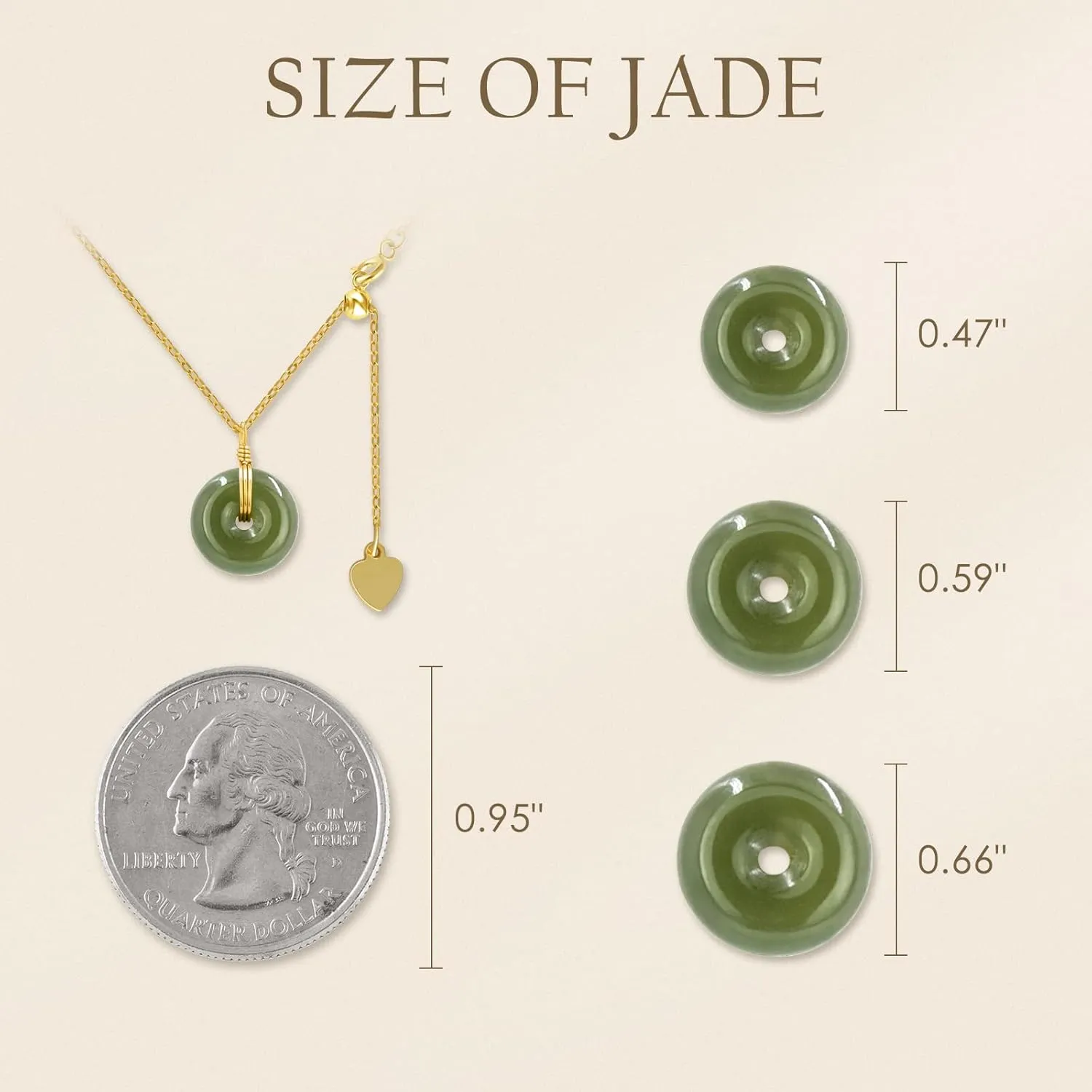DAUMIER Jade Necklace 925 Sterling Silver 14K Gold Plated Jade Pendant Necklaces for Women Natural Green Hetian Jade Necklace Jewelry Gift for Women Girls