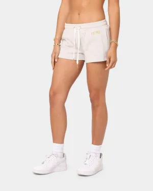 Dead Studios Women's Sports Fleece Shorts Light Grey