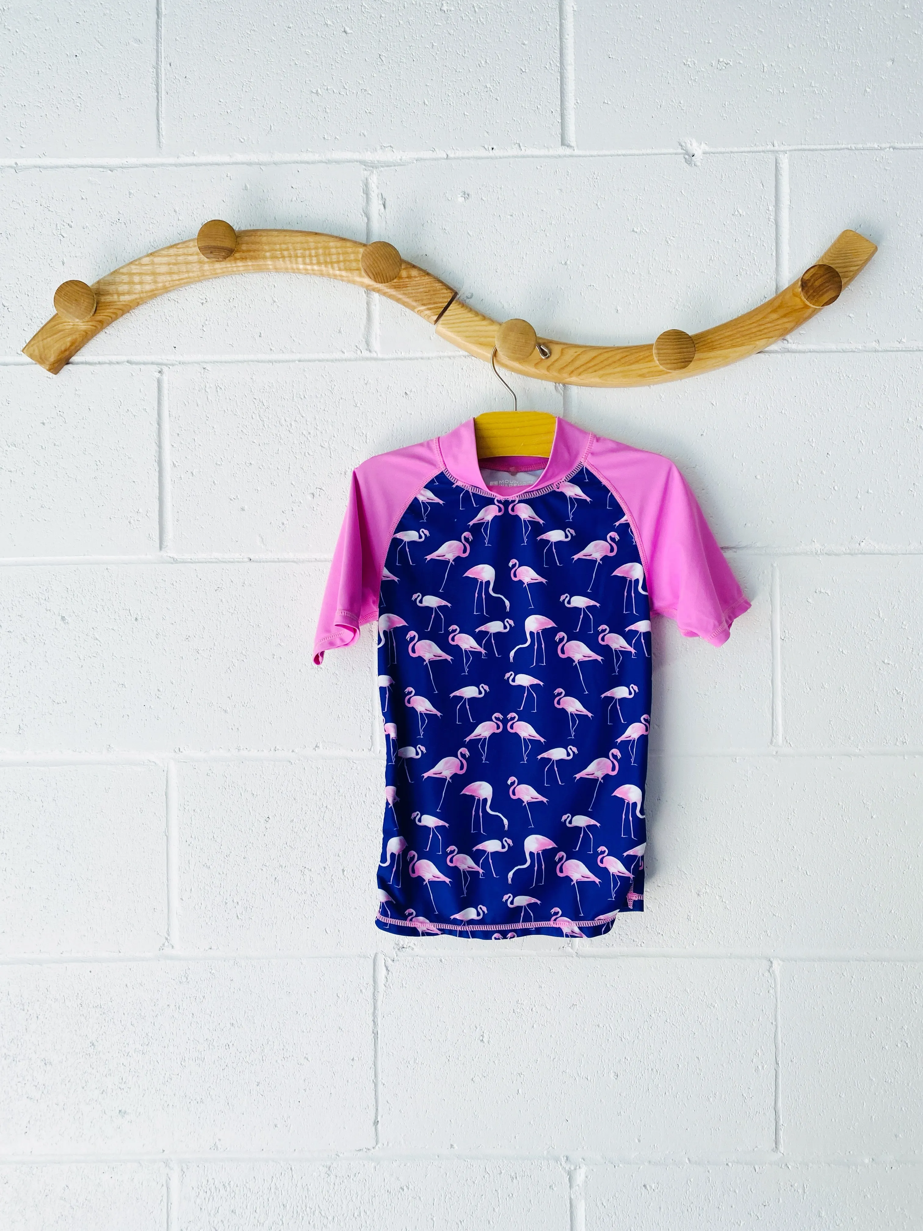 Flamingoes Rash Guard, 7-8 years
