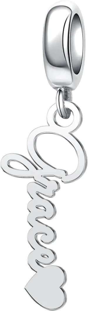Hear Heartbeat Electrocardiogram Charm ECG Beads For Bracelets