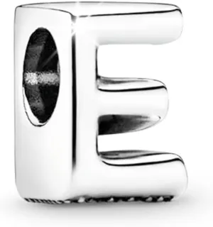 Initial Charms Fits Pandora Bracelet S925 Sterling Silver LetterCharms for Bracelets Alphabet A-Z Letters Bead Bracelet for Women Birthday Ceremony Charm Bracelets Necklace Pendent Anklet DIY Jewelry