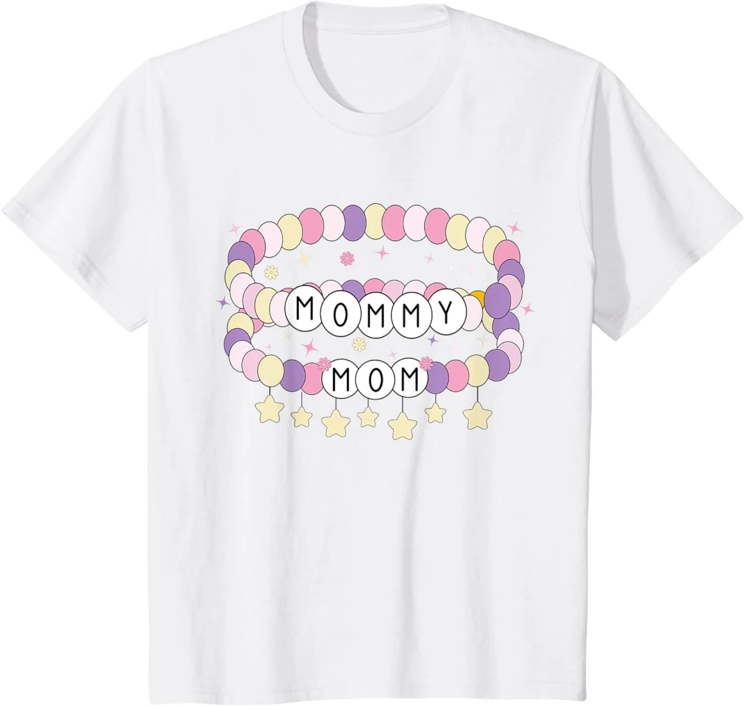 Kids Friendship Bracelets Happy Mother's Day Mommy Mom Girls T-Shirt