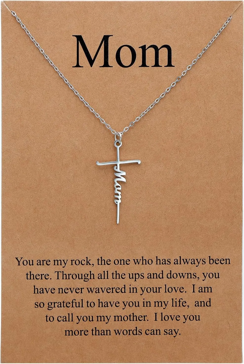 Lcherry Birthday Gifts for Grandma Mom Daughter Teacher Cross Necklace for Women Christian Necklaces Religious Gifts Jewelry for Women Mother's Day