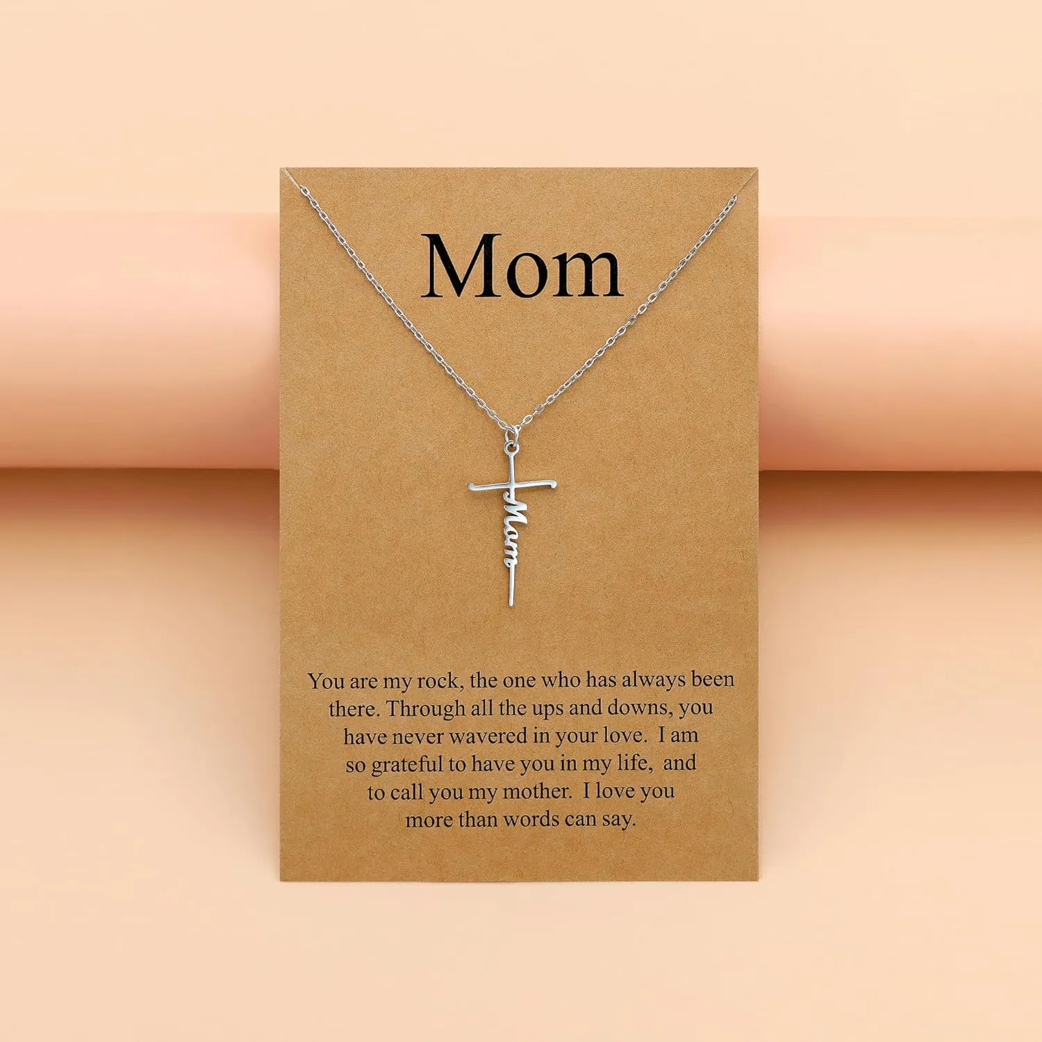 Lcherry Birthday Gifts for Grandma Mom Daughter Teacher Cross Necklace for Women Christian Necklaces Religious Gifts Jewelry for Women Mother's Day