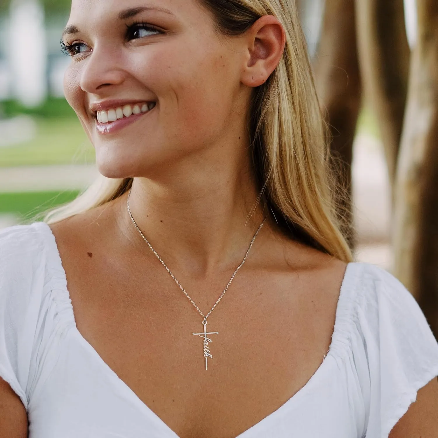 Lcherry Birthday Gifts for Grandma Mom Daughter Teacher Cross Necklace for Women Christian Necklaces Religious Gifts Jewelry for Women Mother's Day