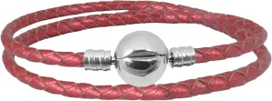 Leather Charm Braided-Double Chain Womens Charm for Bracelets Girl Jewelry 18cm 7.1inches Christmas Halloween 2023
