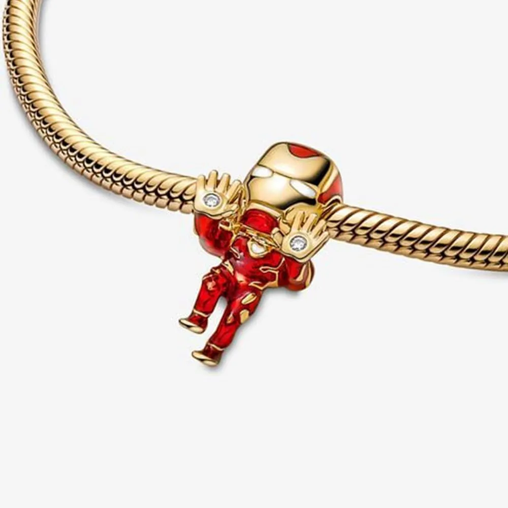 Movable Teddy Bear Dangle Charm Fit Women Bracelet Necklaces Fashion Gifts 925 Sterling Silver DIY Jewelry