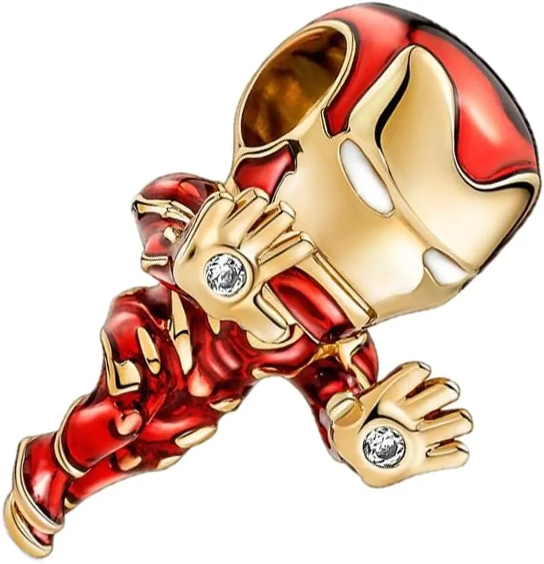 Movable Teddy Bear Dangle Charm Fit Women Bracelet Necklaces Fashion Gifts 925 Sterling Silver DIY Jewelry