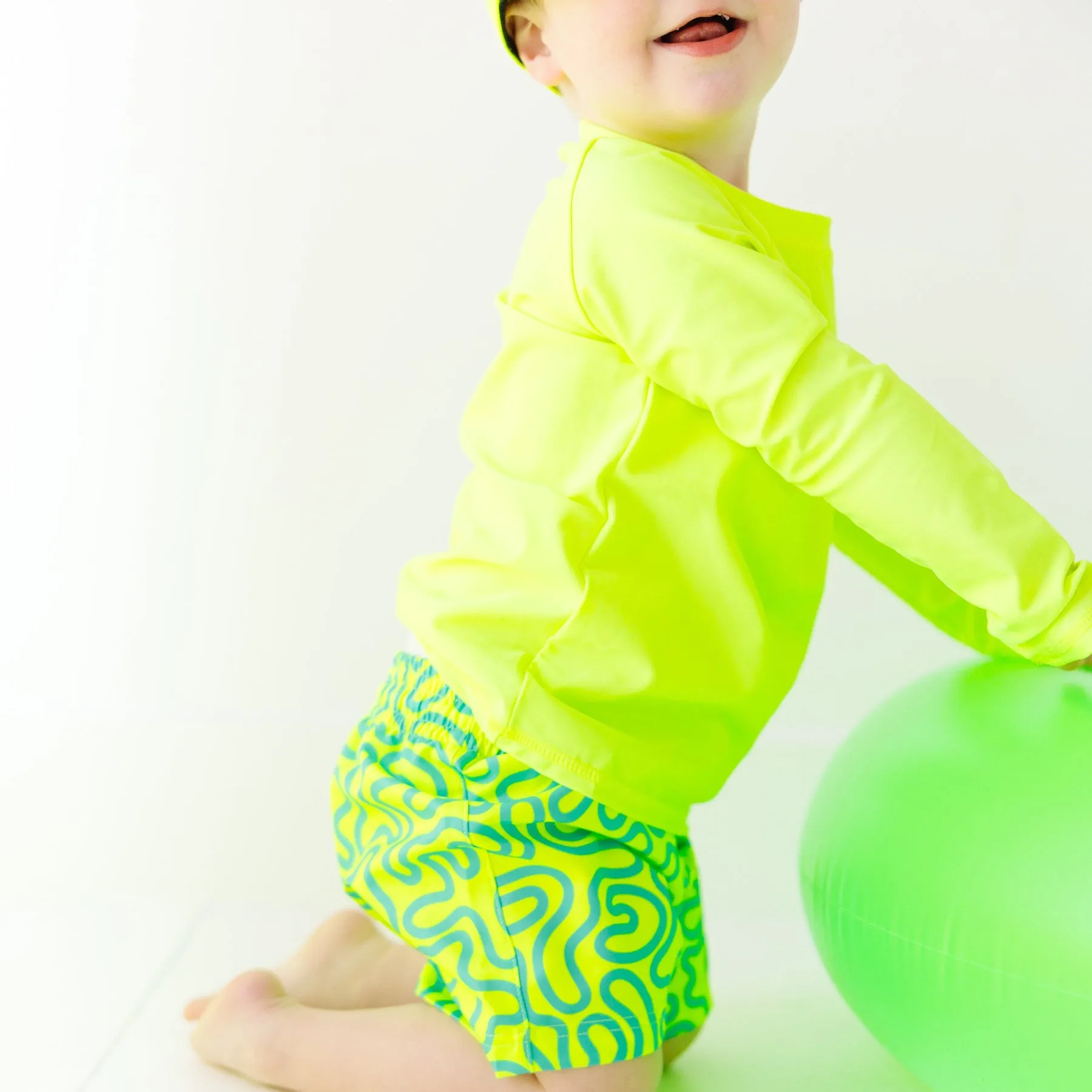 Neon Yellow Rash Guard