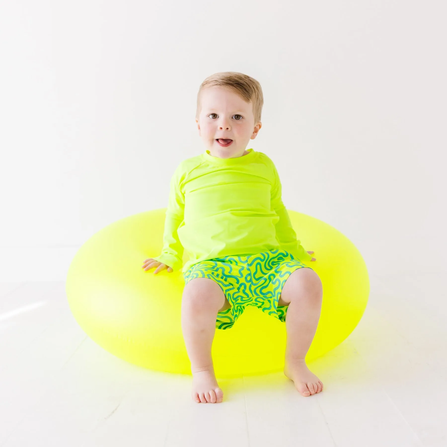 Neon Yellow Rash Guard