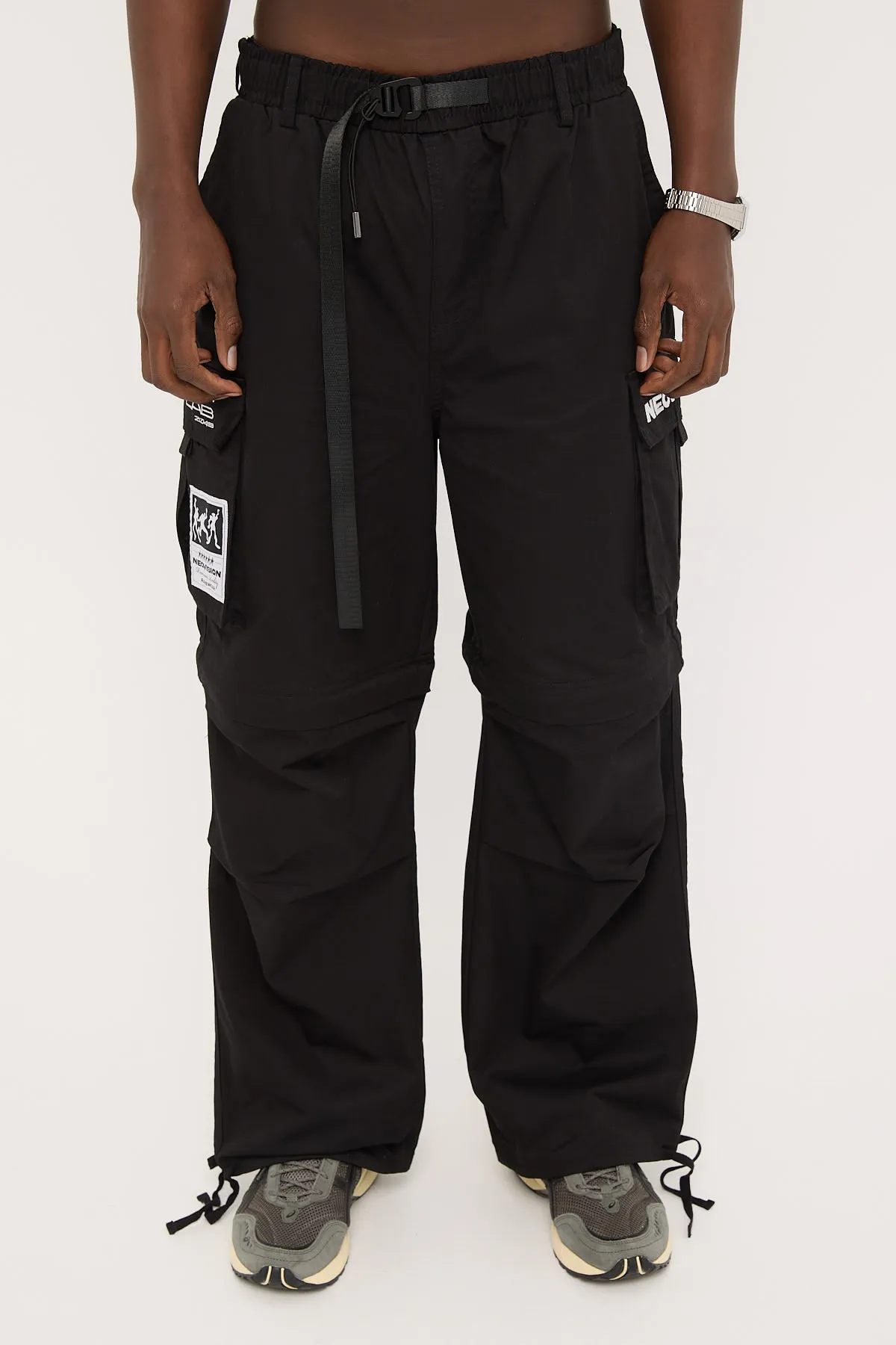 Neovision Ritual Wide Zip Off Cargo Pant Black