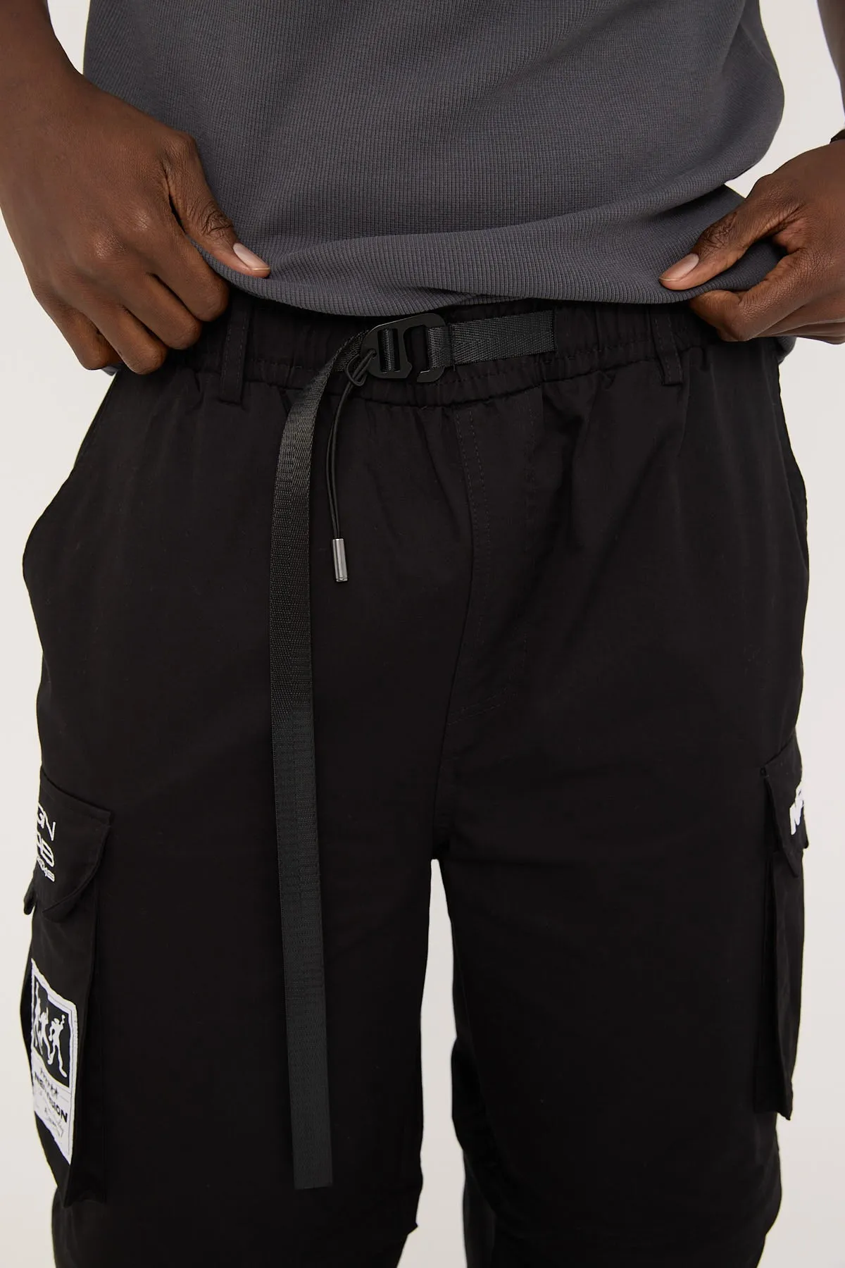 Neovision Ritual Wide Zip Off Cargo Pant Black