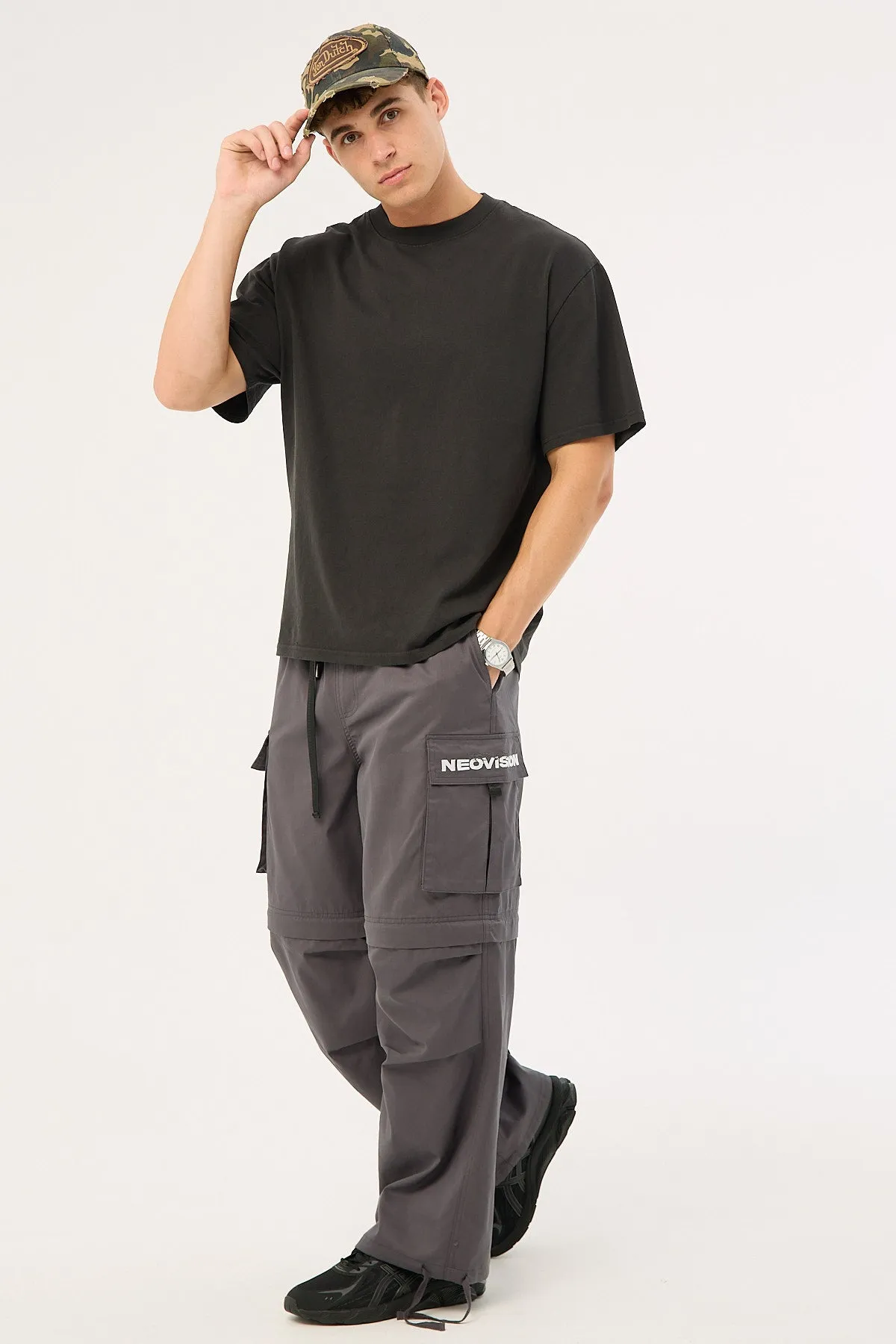 Neovision Ritual Wide Zip Off Cargo Pant Grey