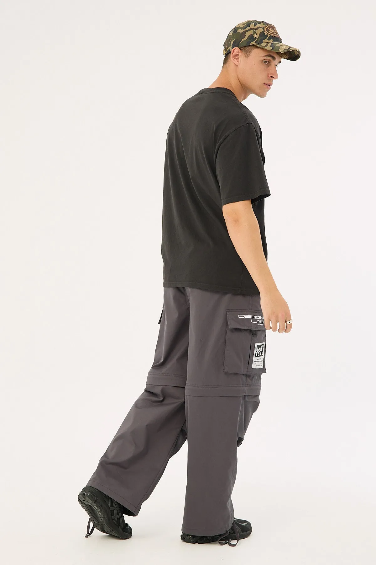 Neovision Ritual Wide Zip Off Cargo Pant Grey