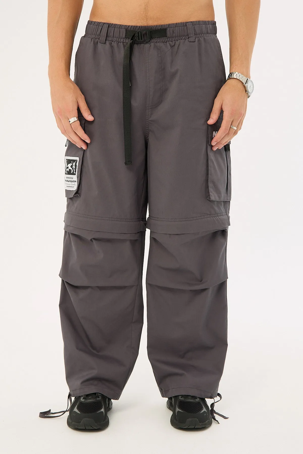 Neovision Ritual Wide Zip Off Cargo Pant Grey
