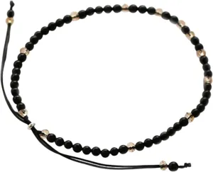 New 2025 Natural Stone Small Beads Bracelets For Women Black Onyx Handmade Yoga Balance 925 Silver Prayer Thin Bracelets Decoration Jewelry Commemorative With You Accessories Trendy Best For Gift