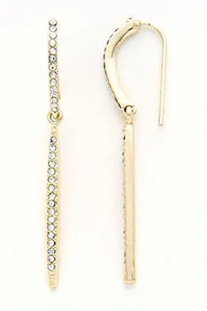 Perfect For Dancing Gold Bar CZ Dangles