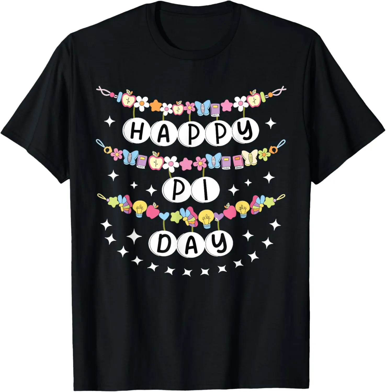 Pi Day Friendship Bracelets Cute Math Lovers Look T-Shirt