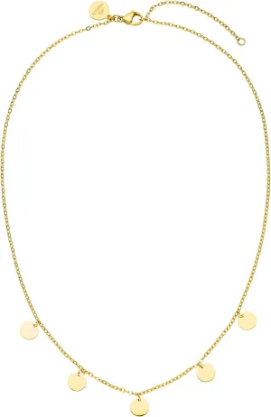 Purelei Kalea Necklace  18K Gold plated stainless steel jewelry  Waterproof chain  16 to 18 inch adjustable length  Fashion jewelry for your individual look
