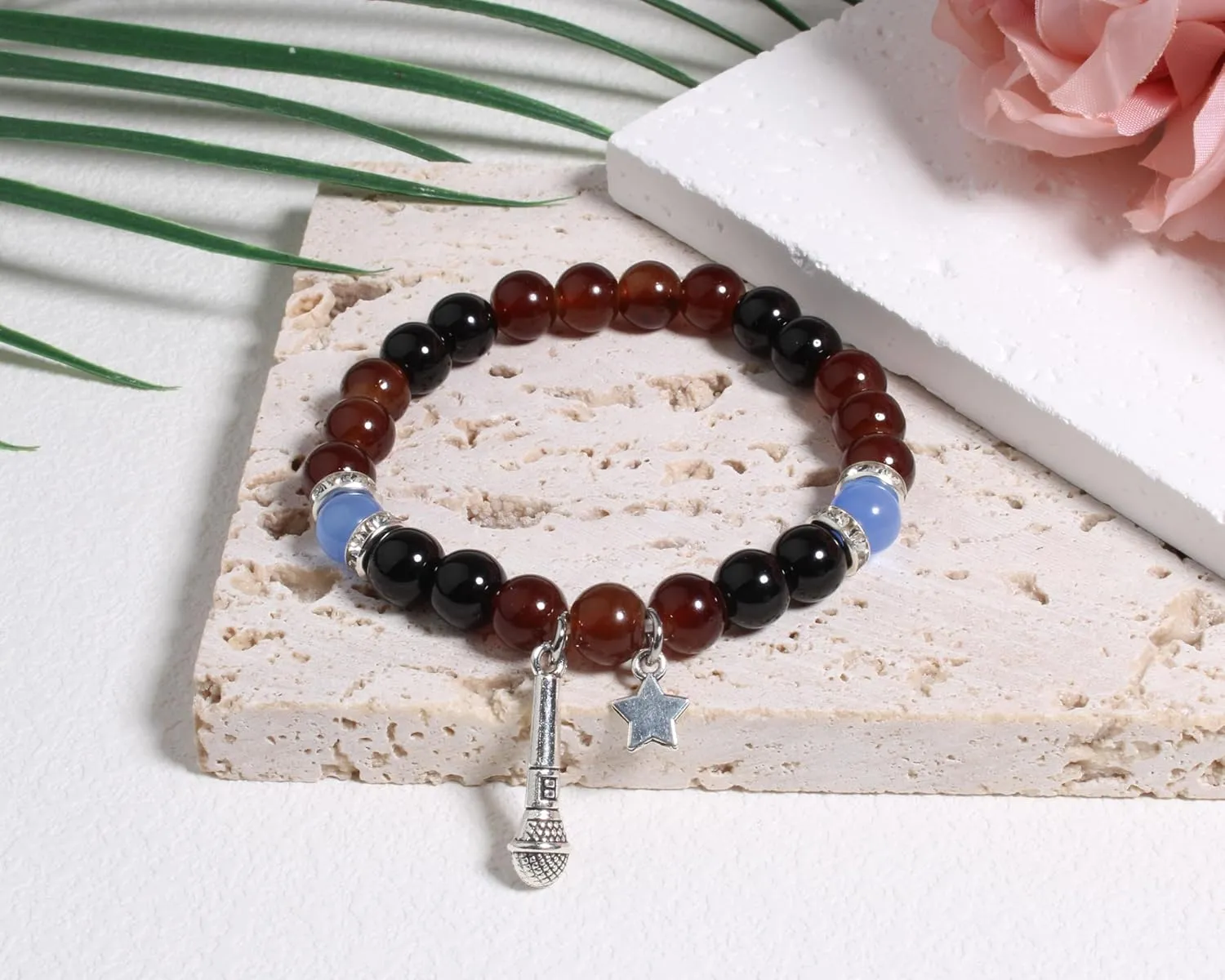 QqzsJewls Horror Nights Inspired Bracelets, Costume Gifts for Game Fans, Beaded Stone Bracelets Birthday Christmas Gifts for Best Friend Sister Daughter Son Niece