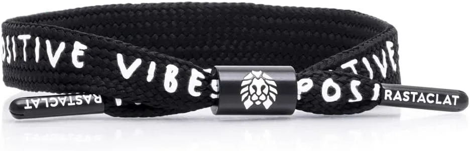Rastaclat Motivational Bracelets for Men and Women - Originals Collection | Adjustable Stackable Single Lace Bracelets Made by Hand | Great Gifts for Men, Women, Teens & Couples