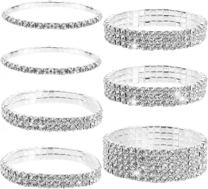 Rhinestone Bangle Stackable Stretch Bracelet