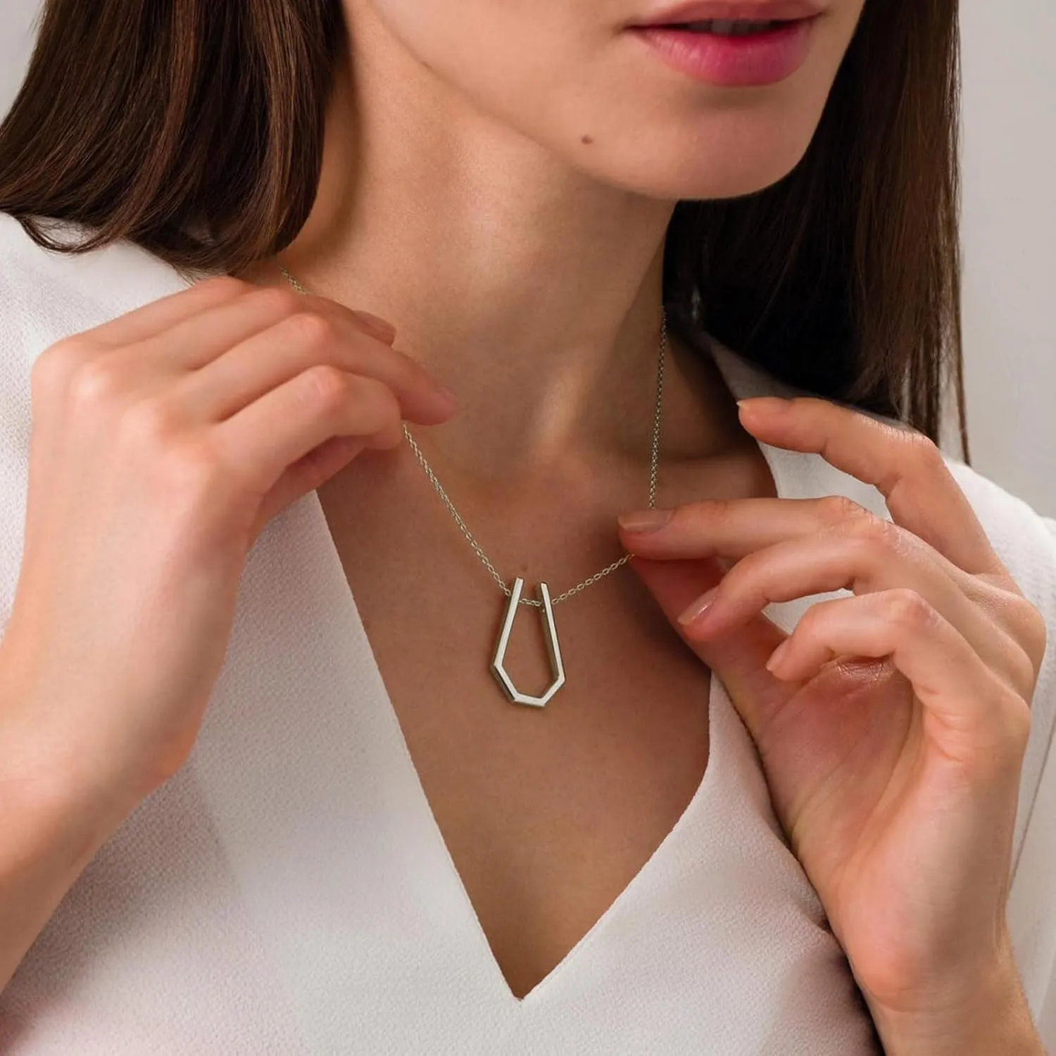 Ring Holder Necklace-Stainless Steel Wedding Engagement Ring Keeper Necklaces-Ring Holding Gift for Women,Men,Wife,Doctor,Nurse,Fitness enthusiasts