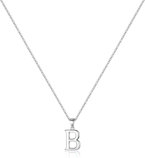 S925 Sterling Silver Initial Necklaces for Women, Dainty Hypoallergenic Initial Necklace Letter Initial Pendant S925 Sterling Silver initial Necklace for Women Jewelry Gifts