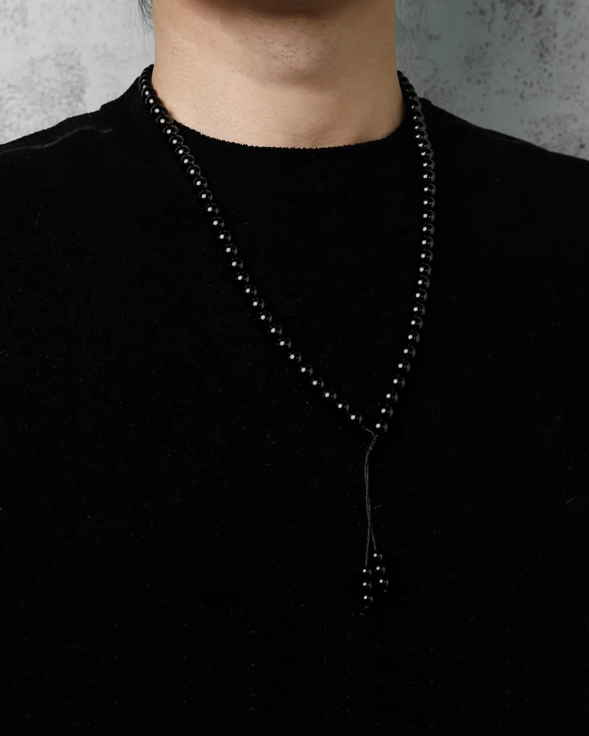 Simple Crystals and Stones Beaded Necklace Protection Balance Meditation Long Necklaces for Women and Men Amulet Jewelry