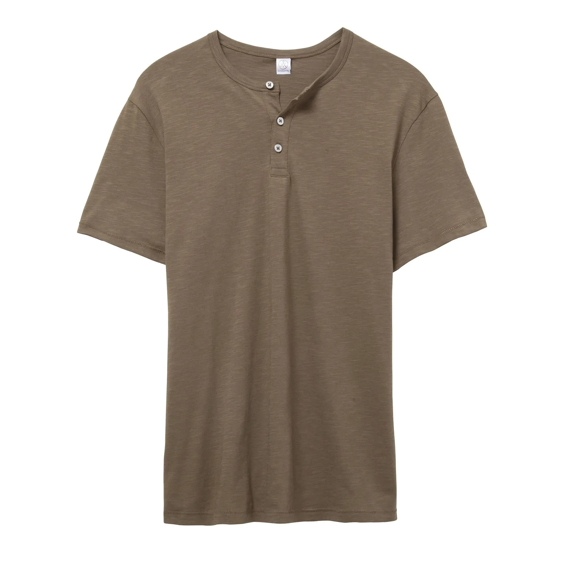 Slub Henley Tee (Olive)