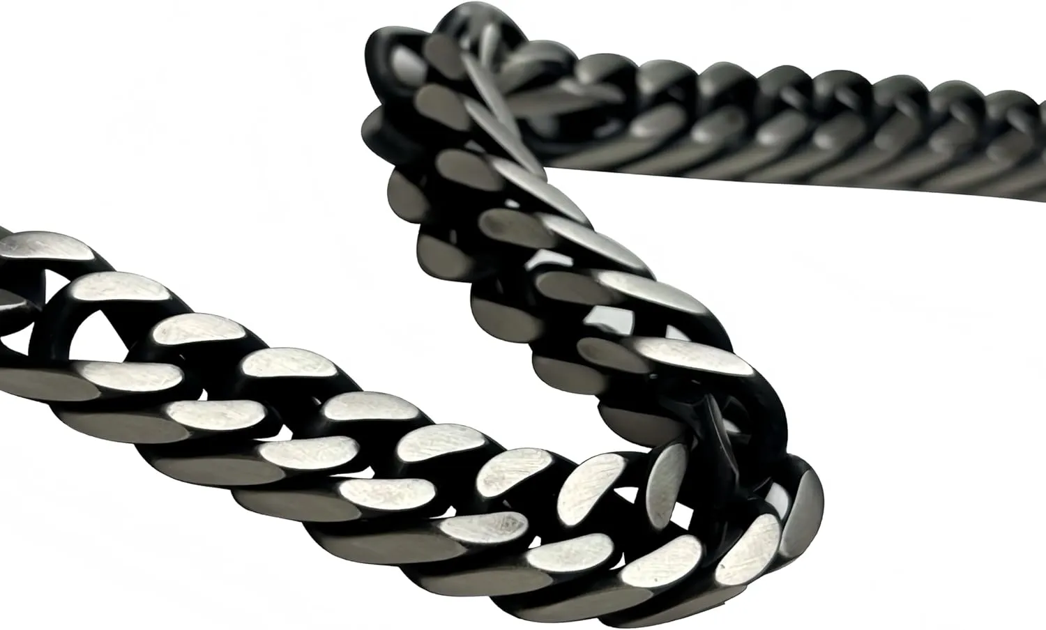 Stainless Steel Cuban Link Bracelet on 10mm Width, 8.3" length, Hip Hop Punk Biker Hand Chain Bracelets, 18K Plated Chain Wrist Bracelets for Men Women, Gift Box Packing